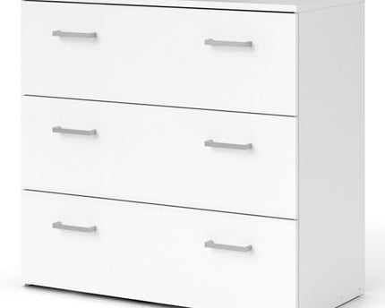 Space Chest of 3 Drawers in White