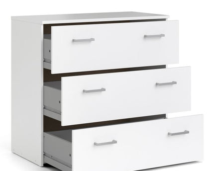 Space Chest of 3 Drawers in White