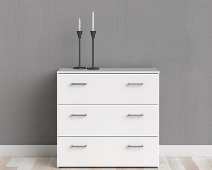 Space Chest of 3 Drawers in White