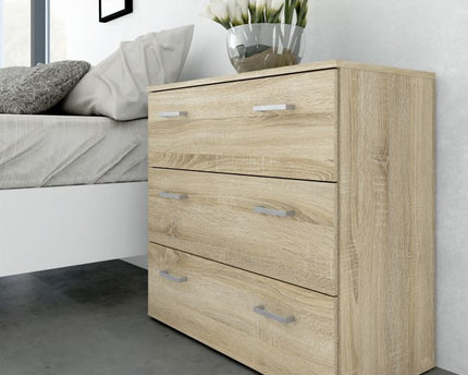 Space Chest of 3 Drawers in Oak