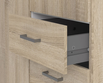 Space Wardrobe - 2 Doors 3 Drawers in Oak 2000