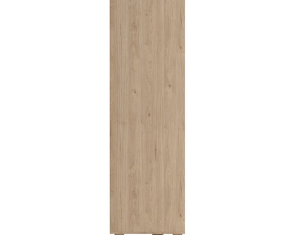 Ikast Wardrobe 3 Doors 2 Drawers with Mirror in Jackson Hickory and White