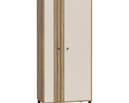 Grafton 2 Door Wardrobe In Cream and Oak