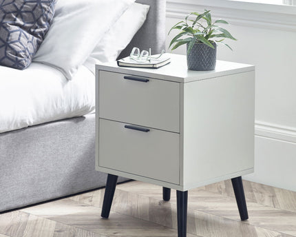 Alba 2 Drawer Bedside