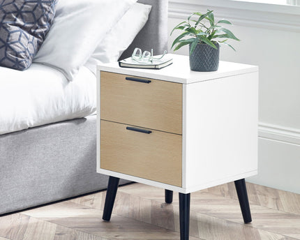 Alba 2 Drawer Bedside