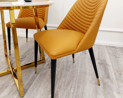 Alba Leather Dining Chair