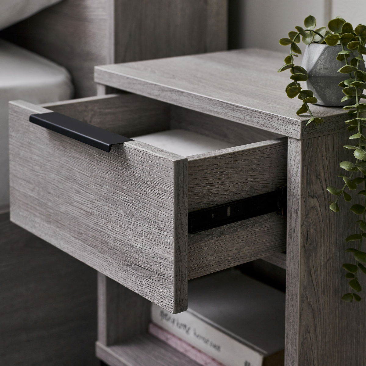 Bali 1 Drawer Bedside