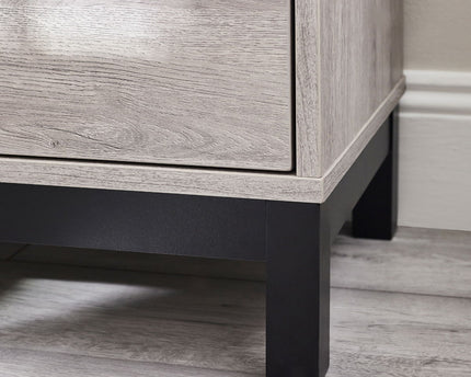 Bali 4 Drawer Chest - Grey Oak