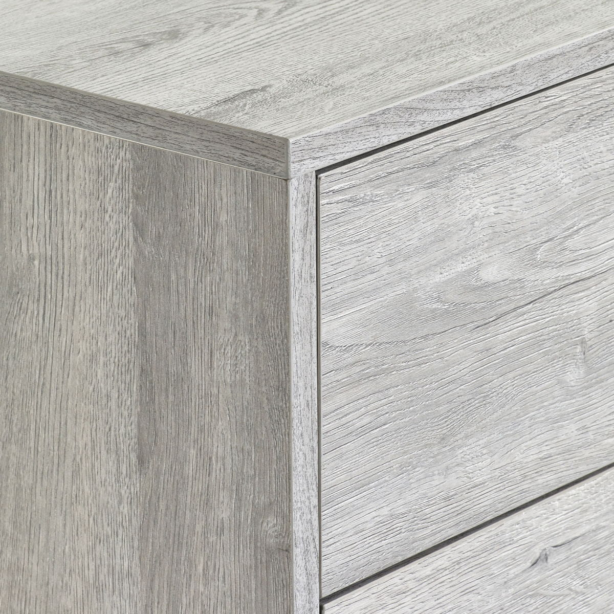 Bali 4 Drawer Chest - Grey Oak