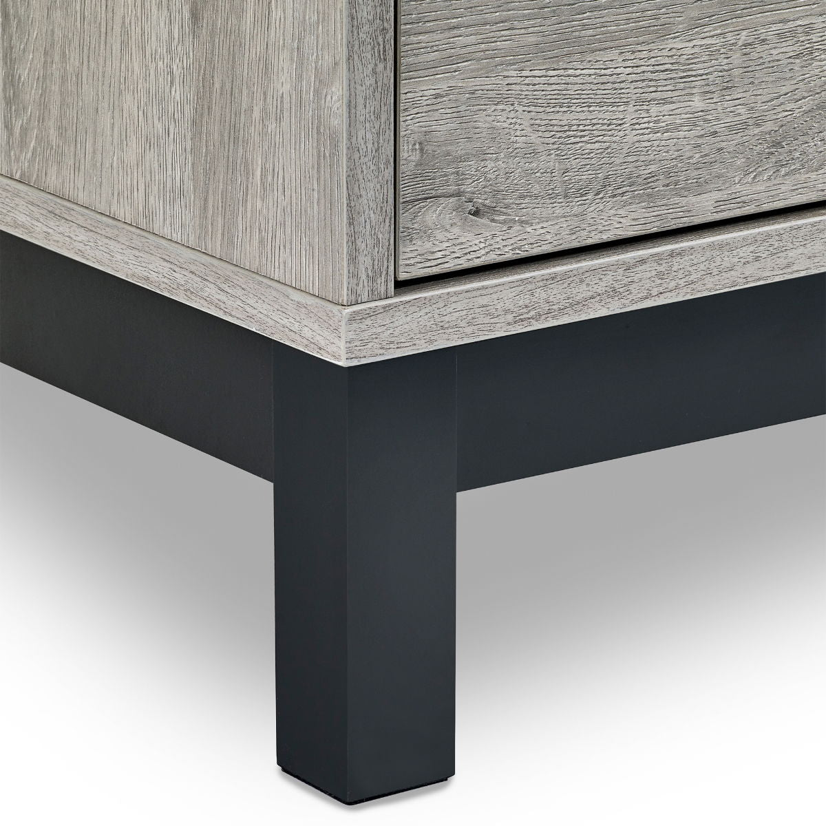 Bali 4 Drawer Chest - Grey Oak
