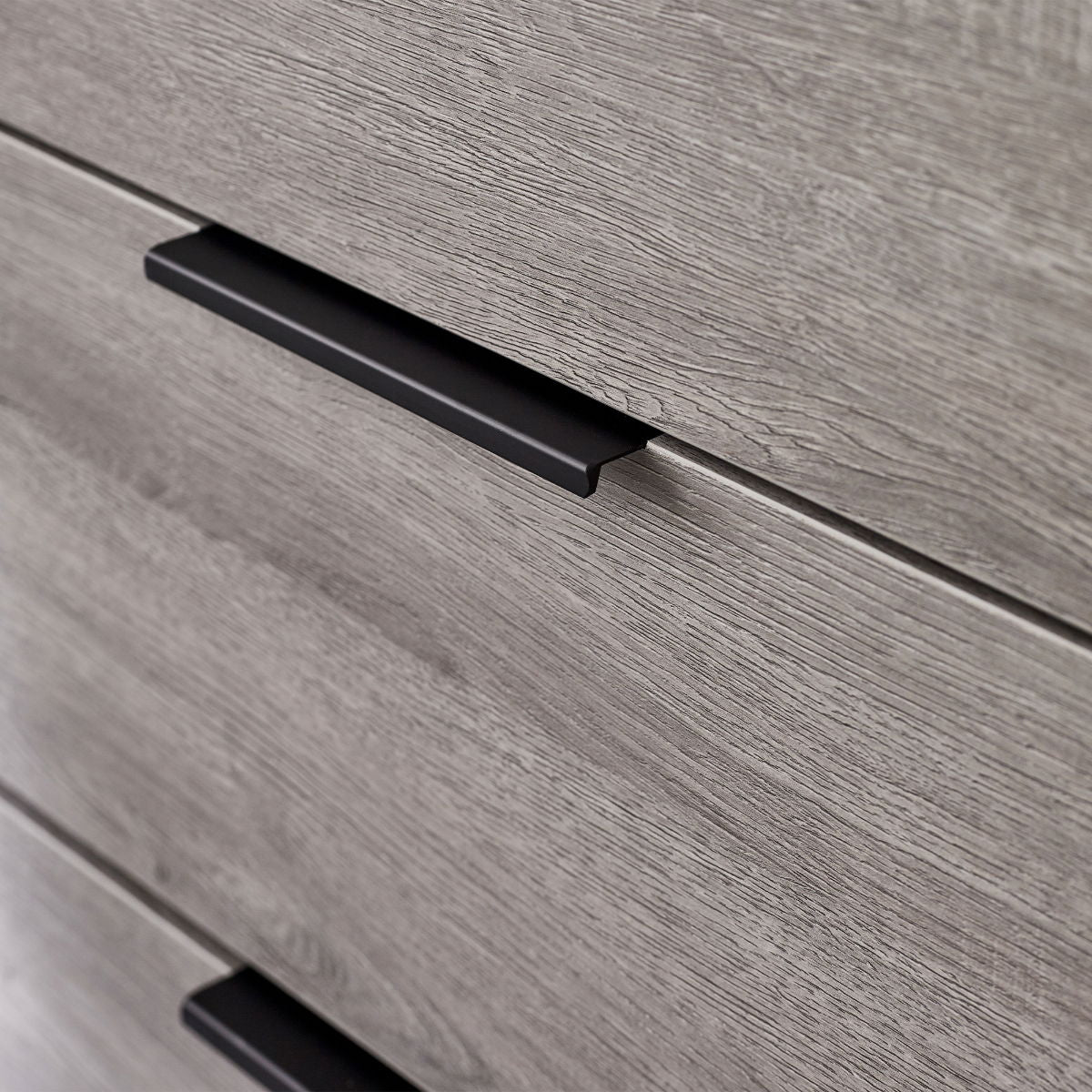 Bali 6 Drawer Wide Chest - Grey Oak