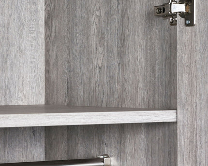 Bali 2 Door 1 Drawer Wardrobe - Grey Oak