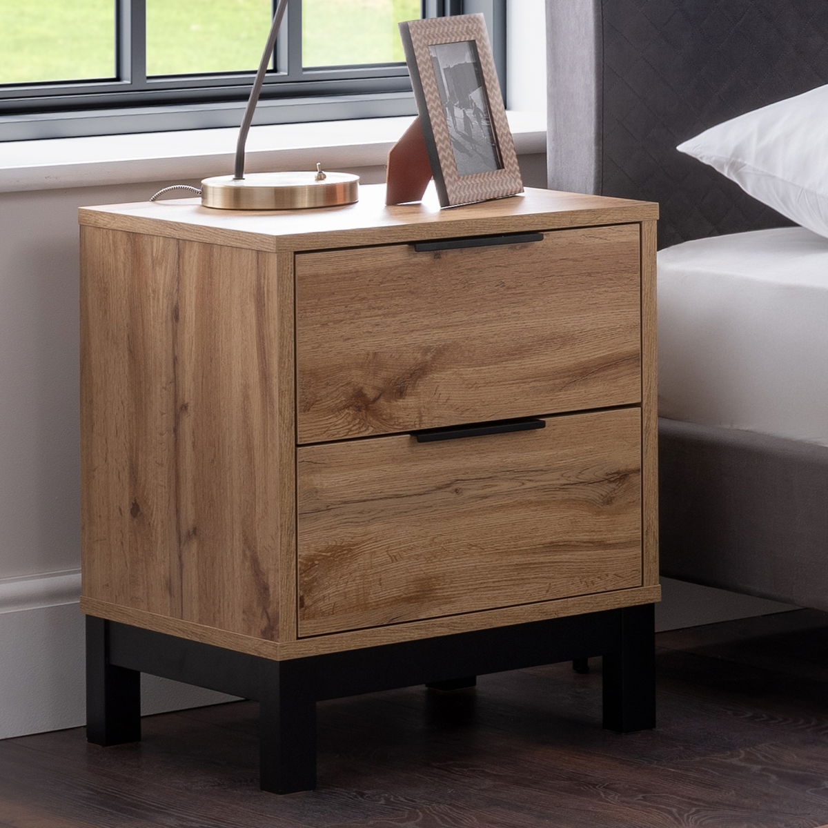 Bali 2 Drawer Bedside