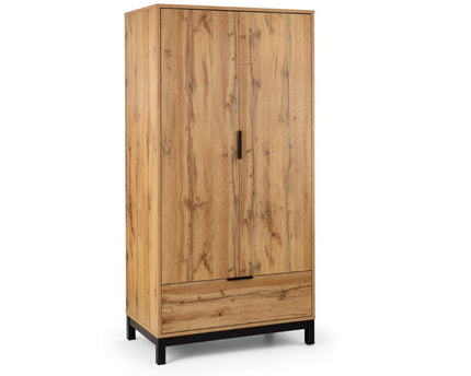 Bali 2 Door 1 Drawer Wardrobe