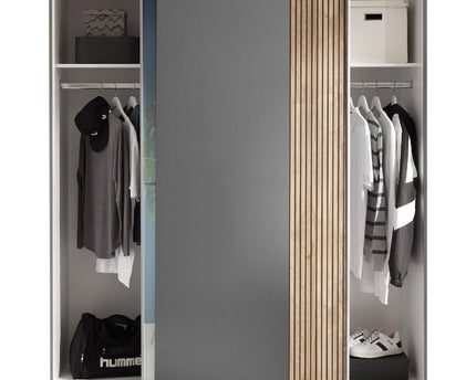Berno Sliding 2 Door Wardrobe With Mirror