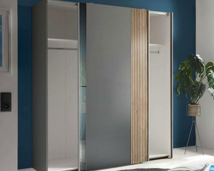 Berno Sliding 2 Door Wardrobe With Mirror