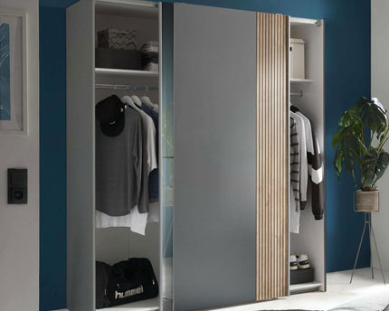 Berno Sliding 2 Door Wardrobe With Mirror