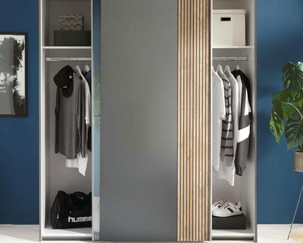 Berno Sliding 2 Door Wardrobe With Mirror