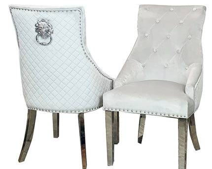 Bentley Chrome Dining Chair