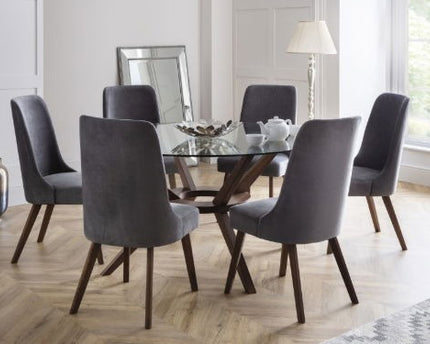 Chelsea Round Glass Table