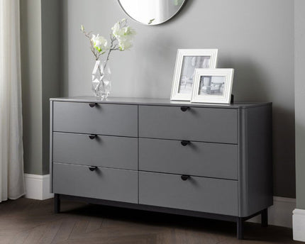 Chloe 6 Drawer Wide Chest