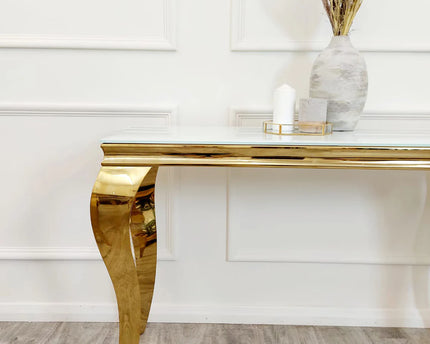 Louis Gold Console Table