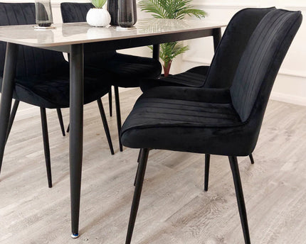 Dido Velvet Dining Chair