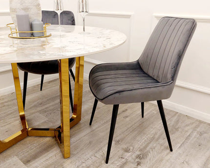 Dido Velvet Dining Chair