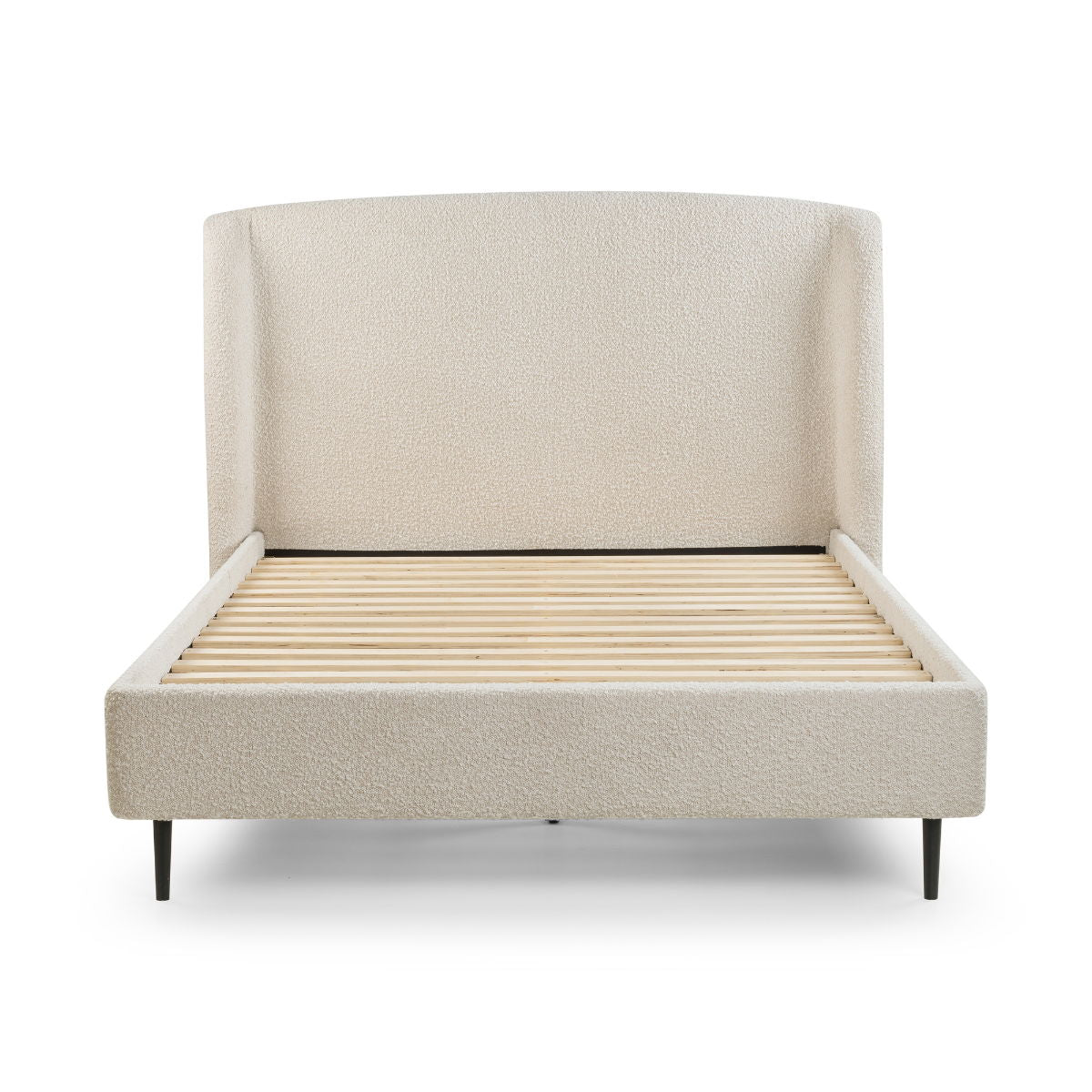 Eden Boucle Bed 150cm - Ivory
