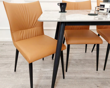 Flora Leather Dining Chair