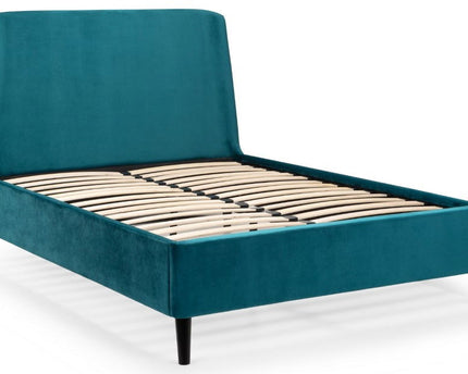 Frida Curved Velvet Bed