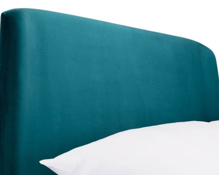 Frida Curved Velvet Bed