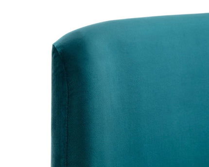 Frida Curved Velvet Bed