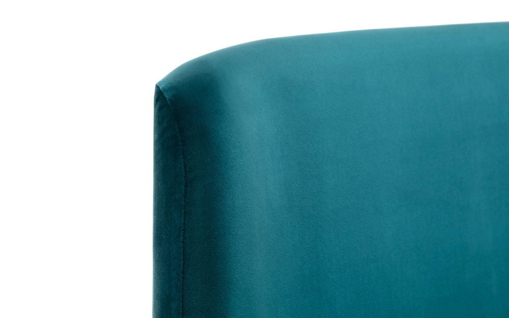 Frida Curved Velvet Bed