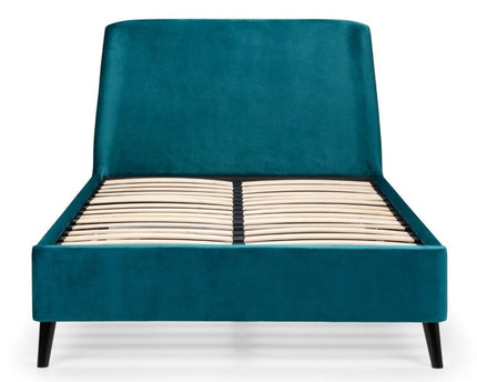 Frida Curved Velvet Bed