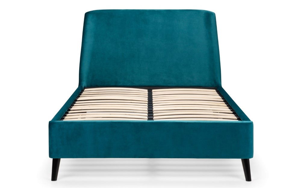 Frida Curved Velvet Bed