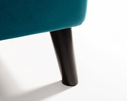 Frida Curved Velvet Bed