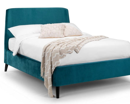 Frida Curved Velvet Bed