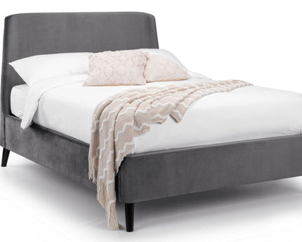 Frida Curved Velvet Bed