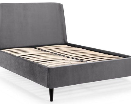 Frida Curved Velvet Bed