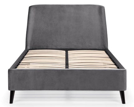 Frida Curved Velvet Bed
