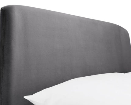 Frida Curved Velvet Bed