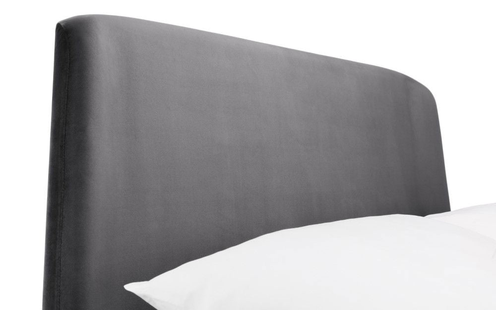 Frida Curved Velvet Bed