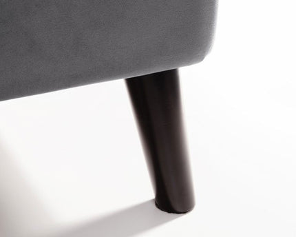 Frida Curved Velvet Bed