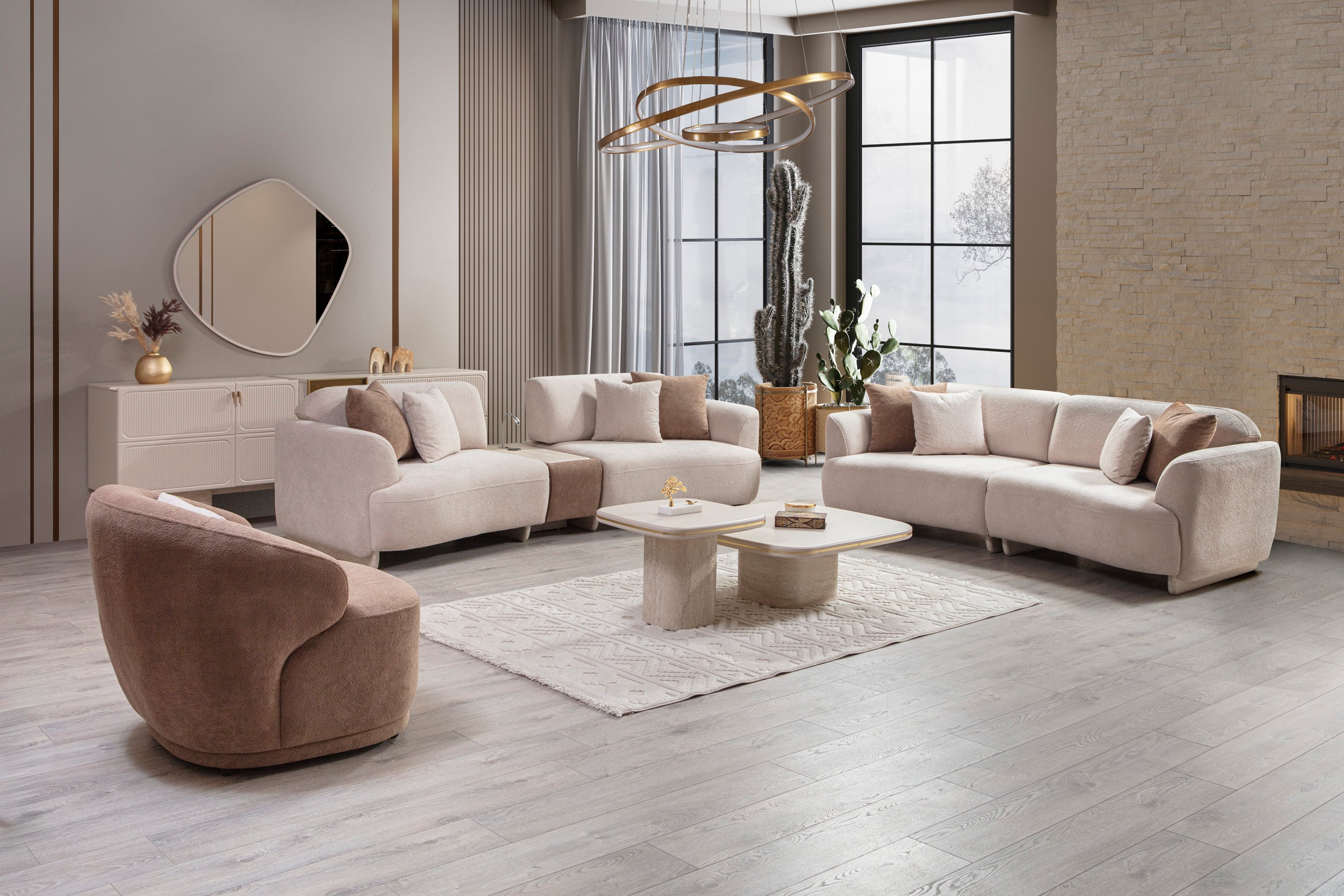 İNCİ GRUP three-seater sofa