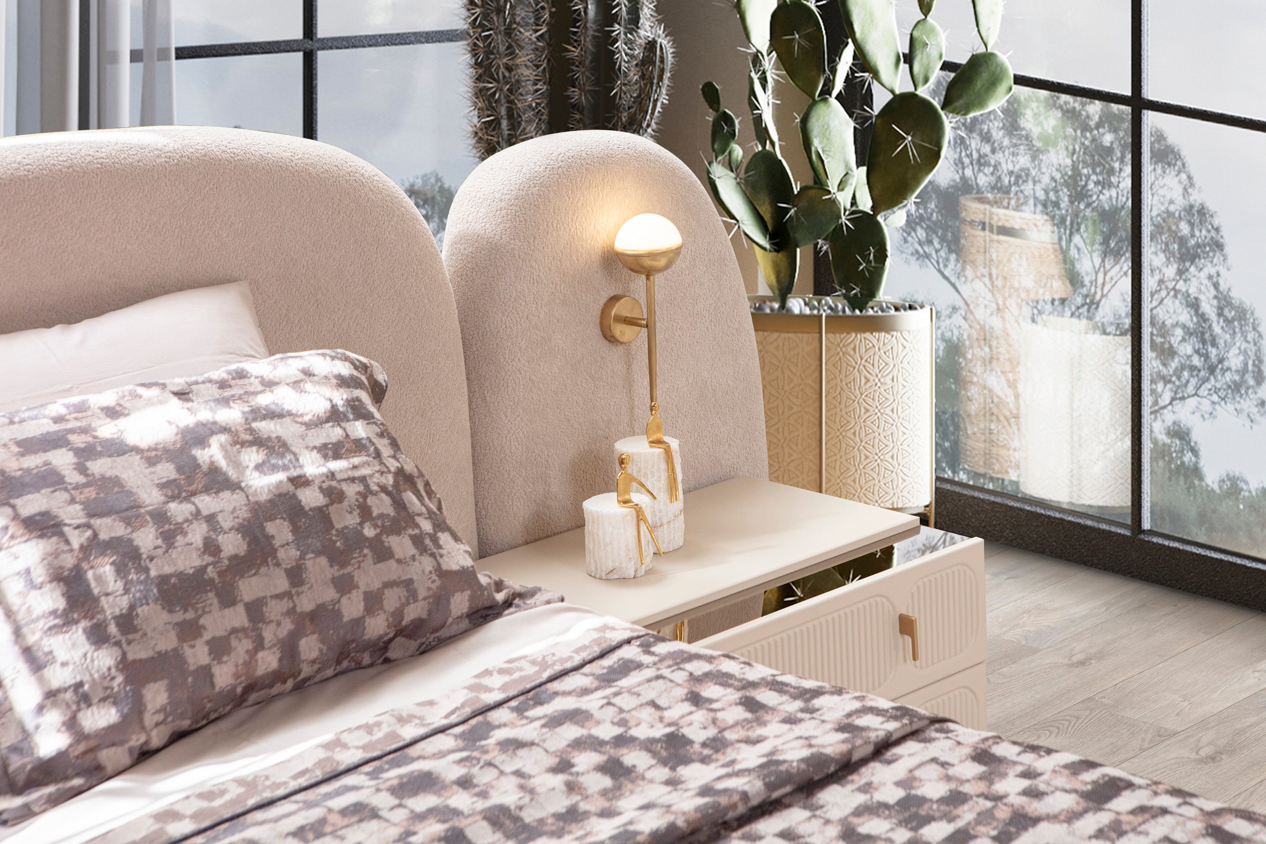 İNCİ GRUP upholstered bed