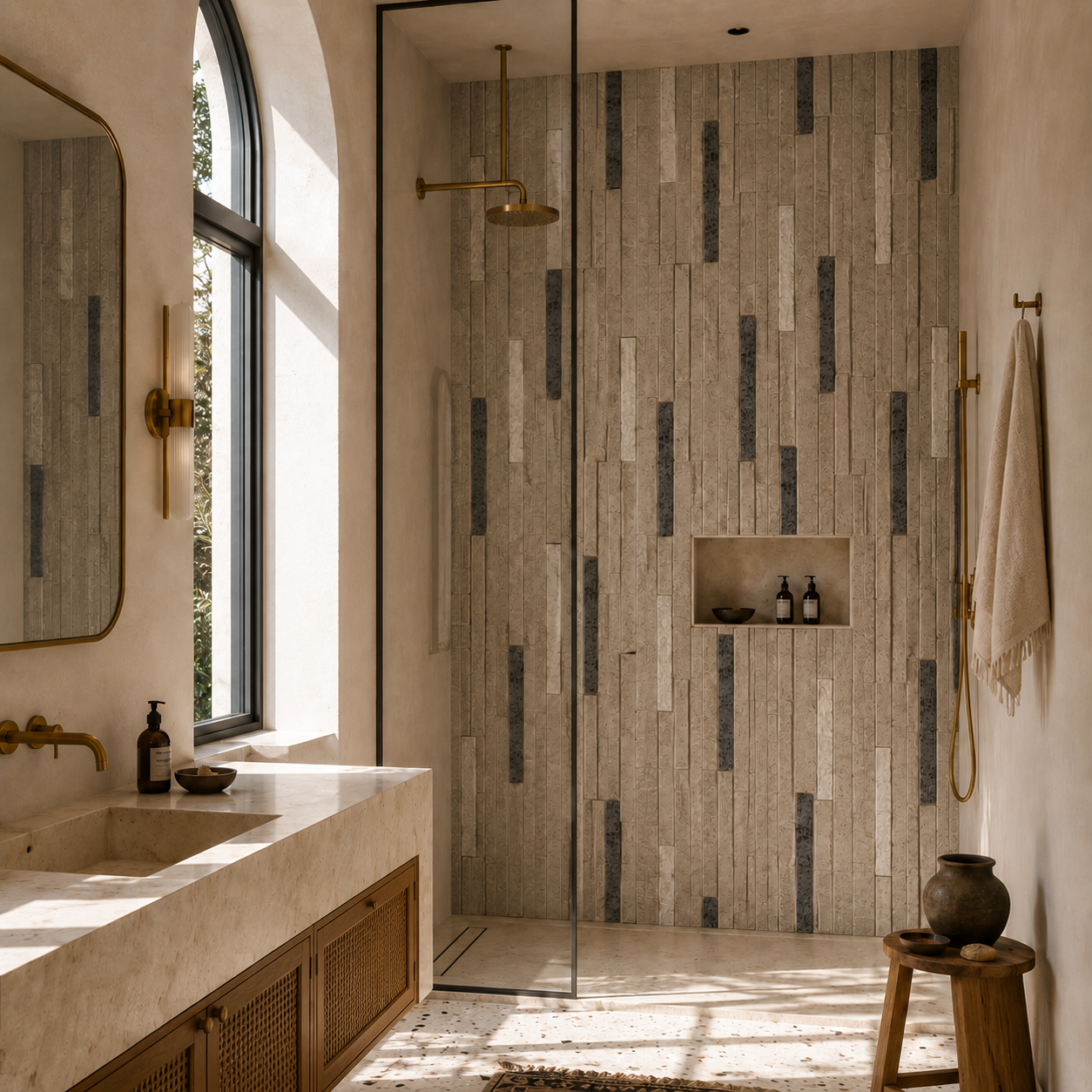 Wall panel brick wall tile PU 120cm x 60cm
