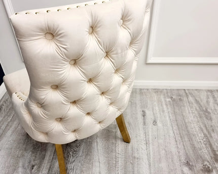 Kensington Dining Chair Gold Legs
