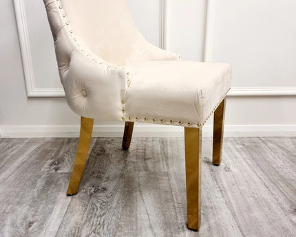 Kensington Dining Chair Gold Legs