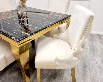 Kensington Dining Chair Gold Legs